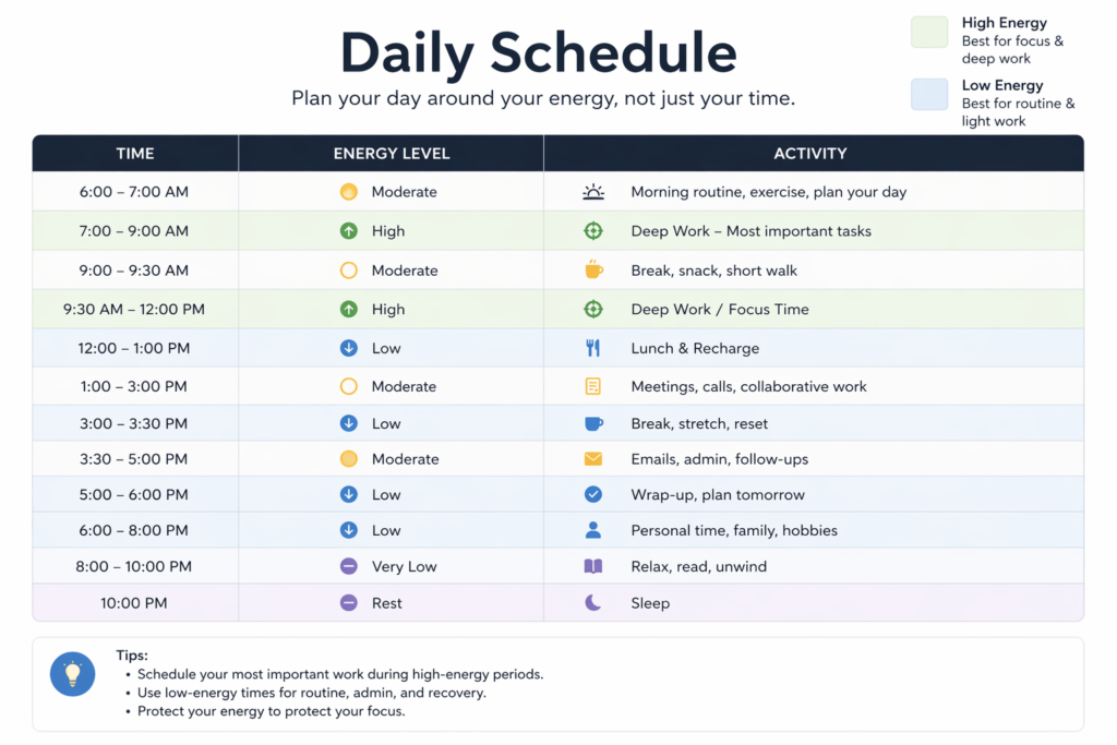 Time vs Energy Management: Which Should You Prioritize for Productivity?