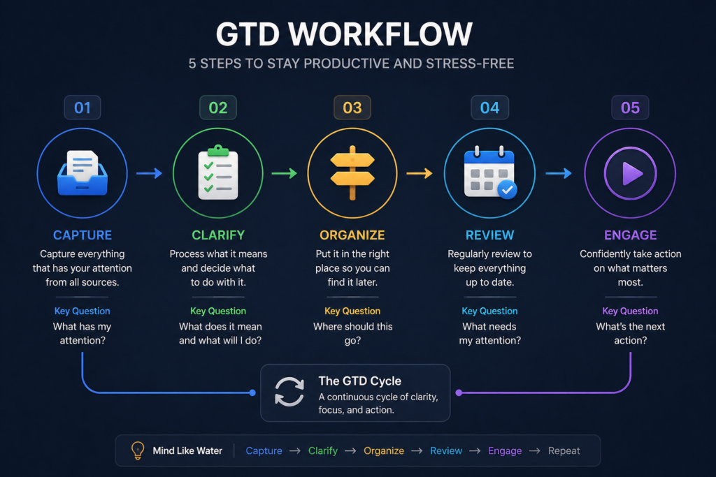 GTD Method for Busy Professionals: Simple Step-by-Step Guide (2026)